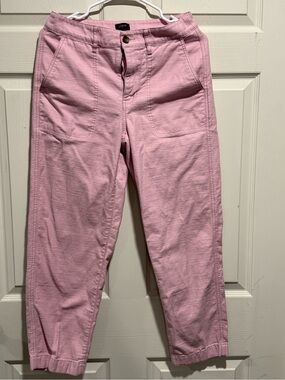 J. Crew Light Pink Cropped Tapered Jeans size 4